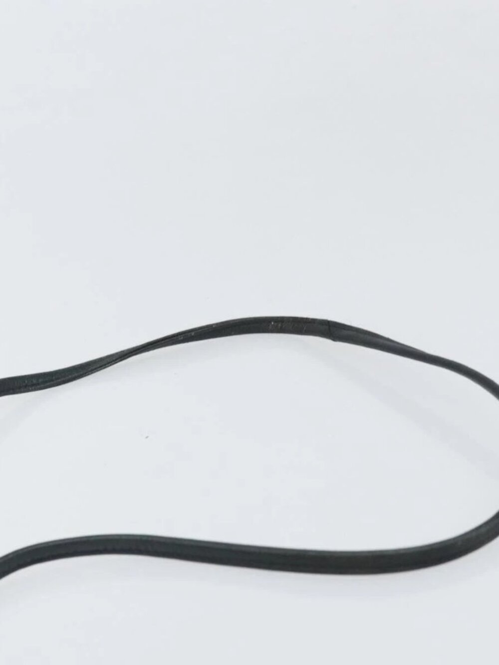 Christian Dior Shoulder Bag Leather Navy Gold Auth bs33276 - Picture 9 of 15